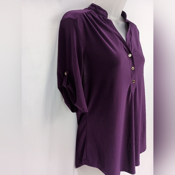 2 FOR $30 Elegant Purple Women's Top (#1,250) - Picture 6 of 8